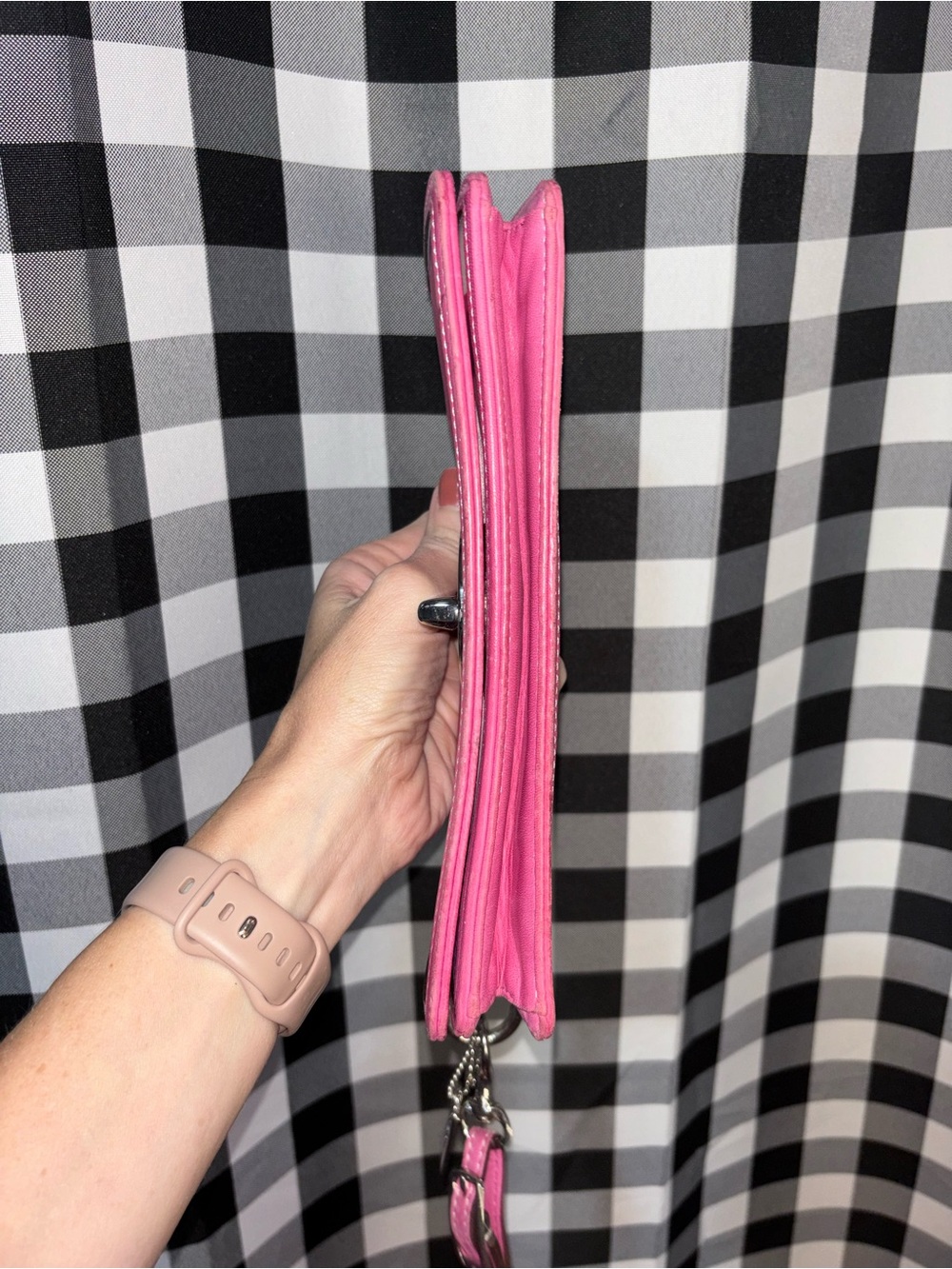 Coach Pink Optic Limited Edition Wallet - Picture 3 of 6